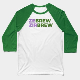 Zebrew/Zirbrew Baseball T-Shirt